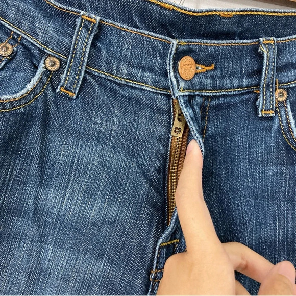 Vintage Lucky Brand Medium Wash Made in America Straight Jeans size 10/30 Long - Picture 4 of 10